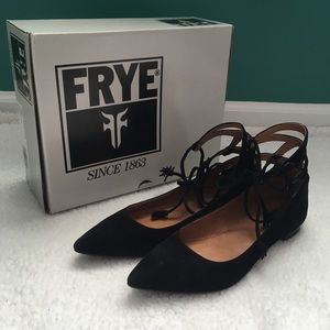 Frye Sienna Ghillie Ballet Flat - Suede